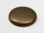 BORCHIA METALLICA CONVESSA" B" TONDO 8 MM BROWN