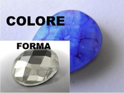 EPOXY FACETED ELLIPSE 8x10 MM COLOR 30