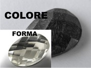CABOCHON SFACCETTATO OVALE 18x25 MM COLORE 33