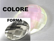 CABOCHON SFACCETTATO OVALE 18x25 MM COLORE 10