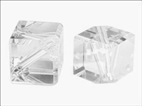 SWAROVSKI 5600 CUBO 4 MM CRYSTAL  CONFEZIONE 18 PZ.