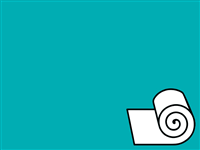 25 mt of TUBITHERM FLOCK 380 TURQUOISE. Thermo transferable vinyl roll POLI-TAPE full roll.