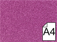N°1 FOGLIO A4 di TWINKLE TW0008 PINK. Foglio termo trasferibile in vinile SISER
