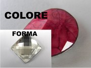 EPOXY FACETED SQUARE 12x12 MM COLOR 25